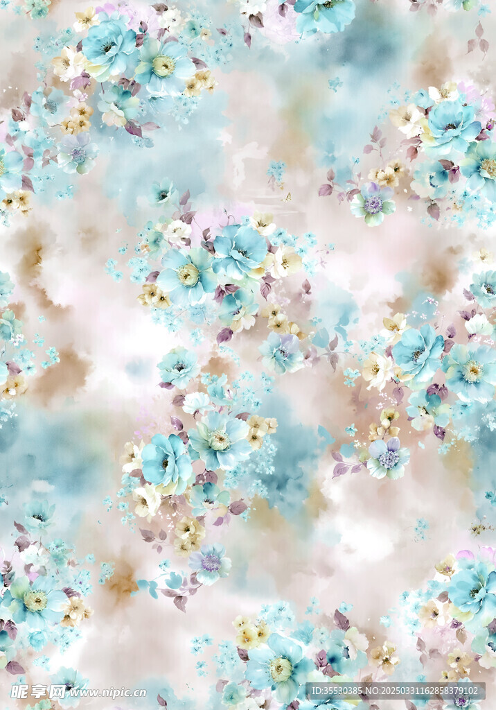 扎染花