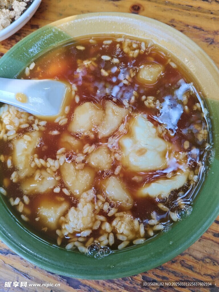 醪糟粉子蛋