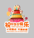 生日快乐气球