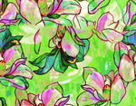扎染花