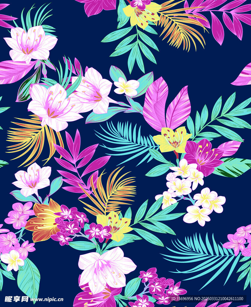 热带花