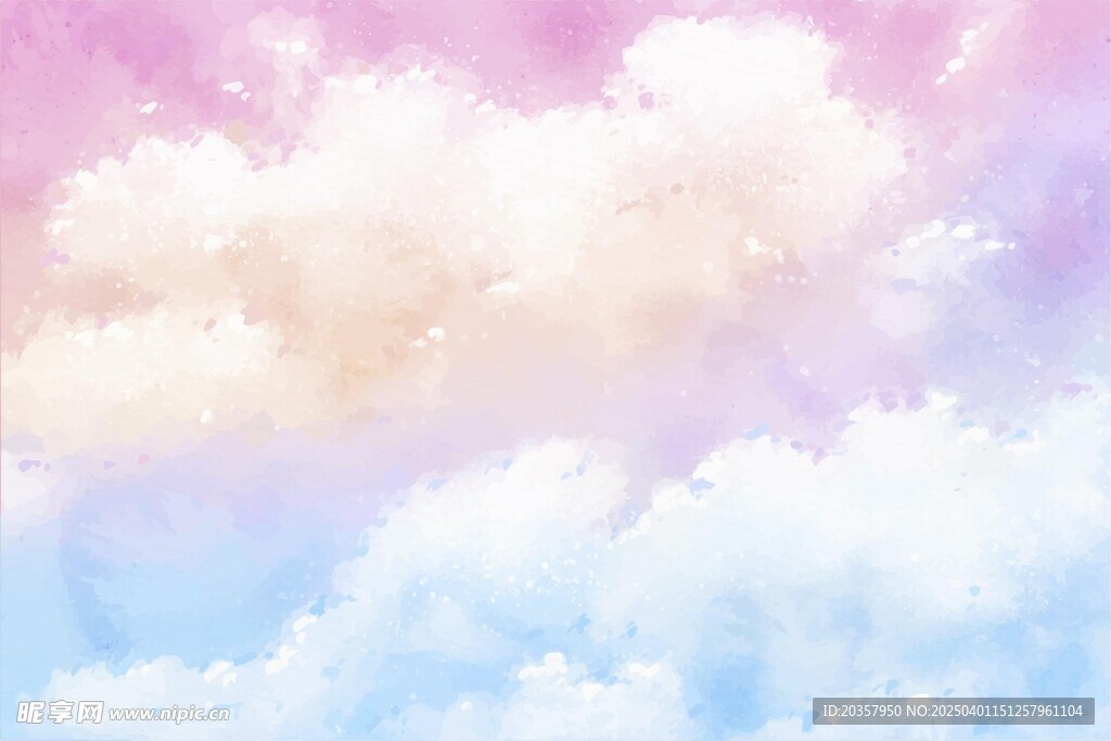 多彩天空背景