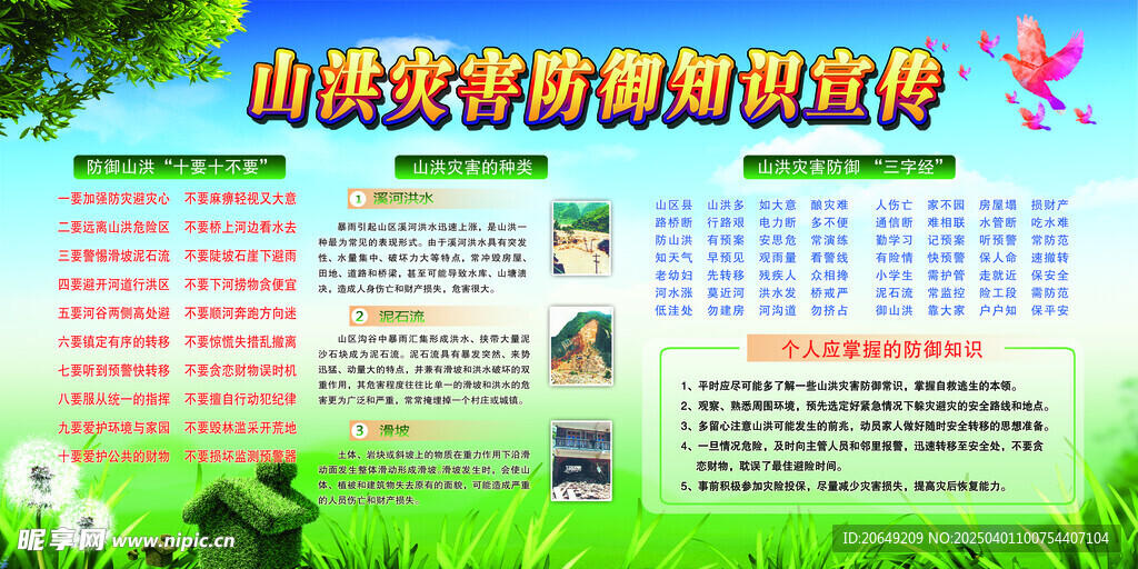 山洪灾害防御知识宣传