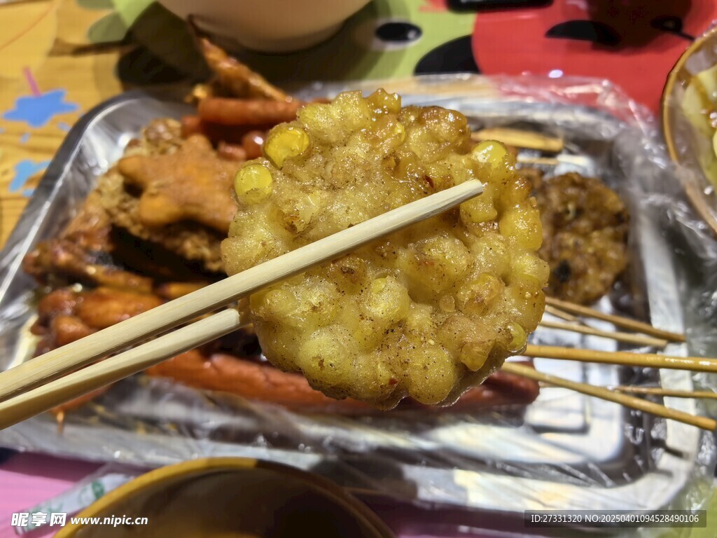 炸玉米饼