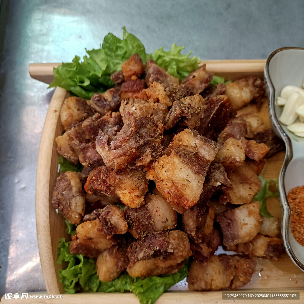 干炸羊肉