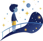 孩子通过星门