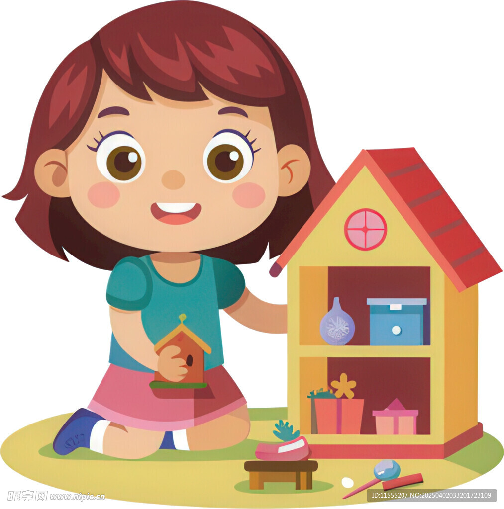 女孩伴小屋现温馨场景
