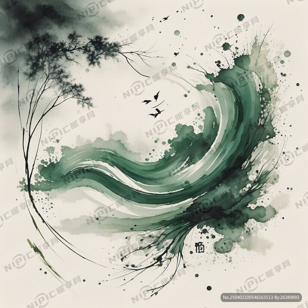 封面插画 中式 简洁 勾勒
