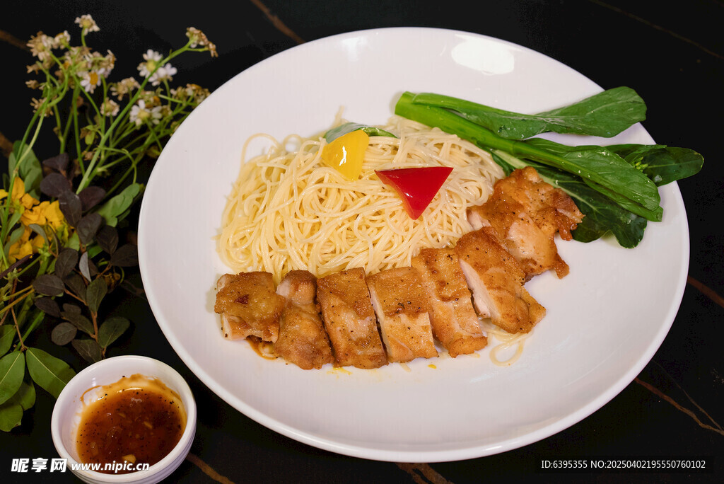 黑椒鸡扒面