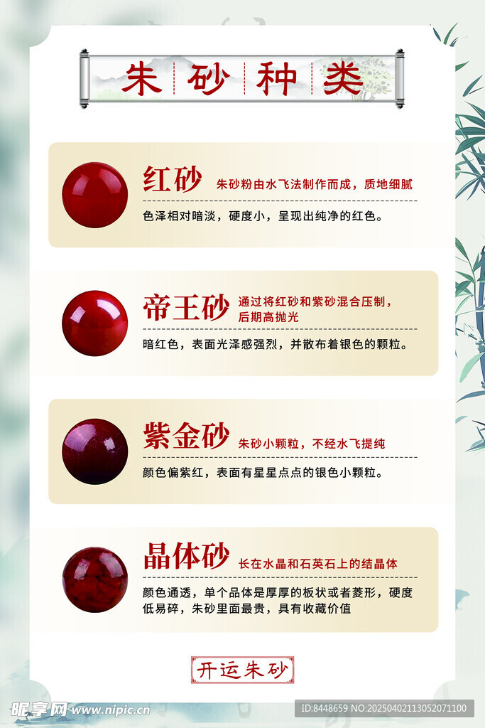 朱砂种类