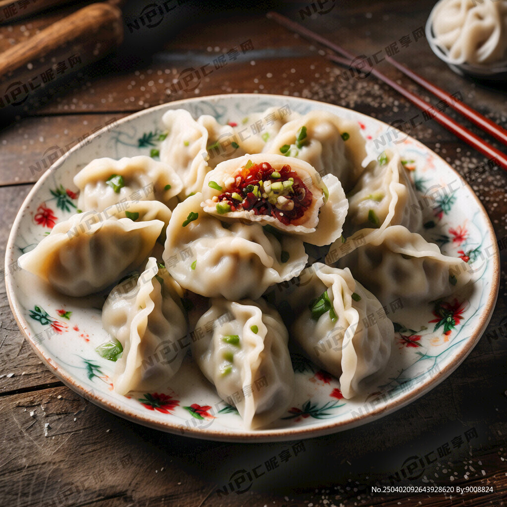 一盘水饺