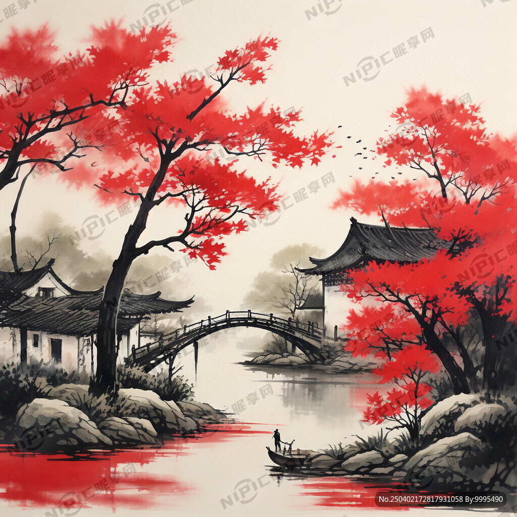 丰子恺画风、岭南风情 广州