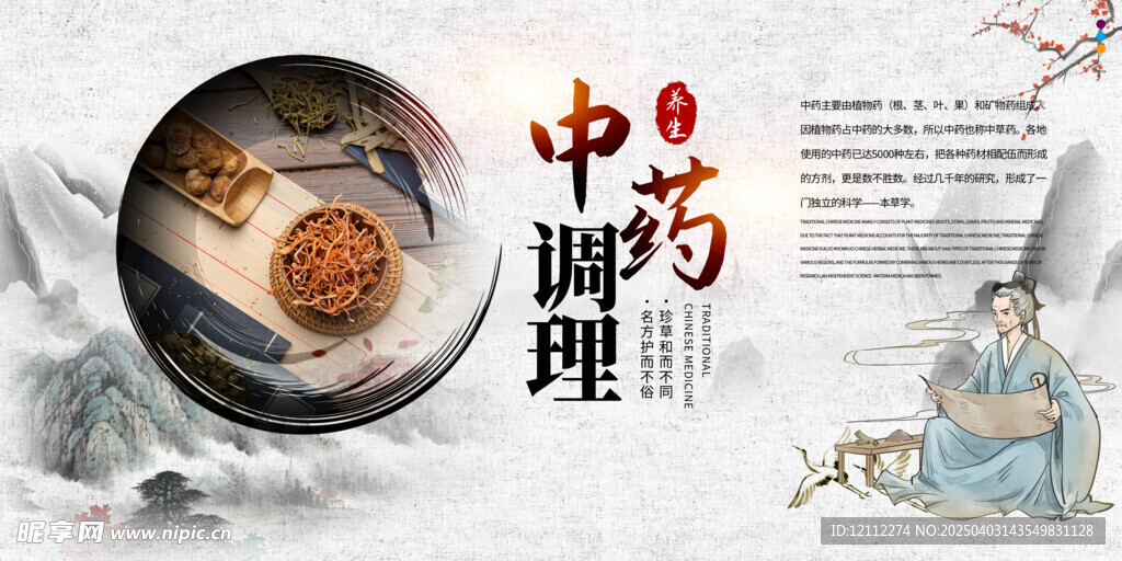 中医中药调理宣传栏