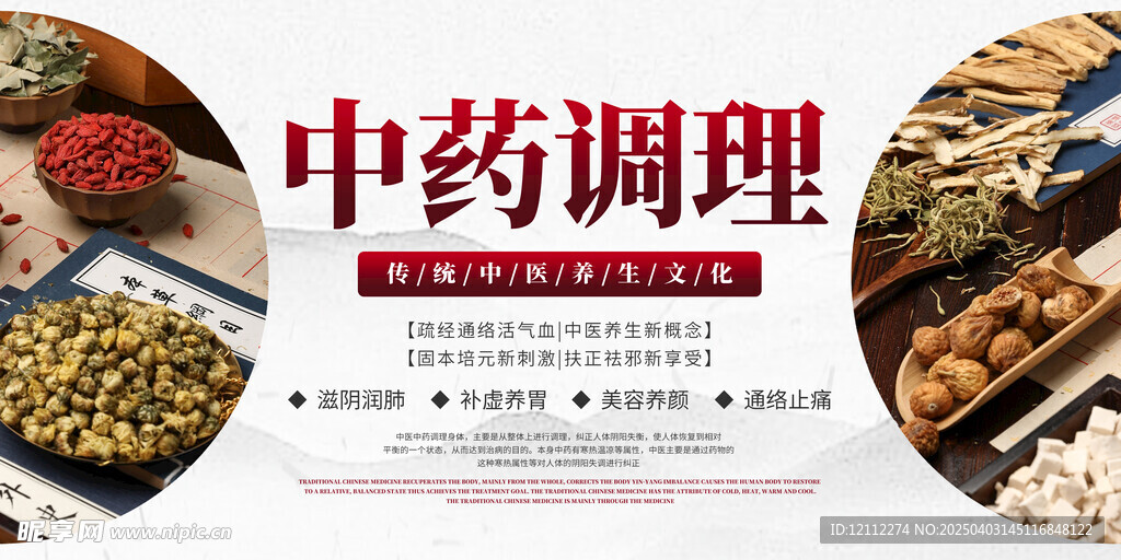 中医中药调理宣传栏