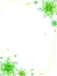 抽象卡通花卉背景元素