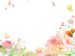 卡通手绘花卉插画元素