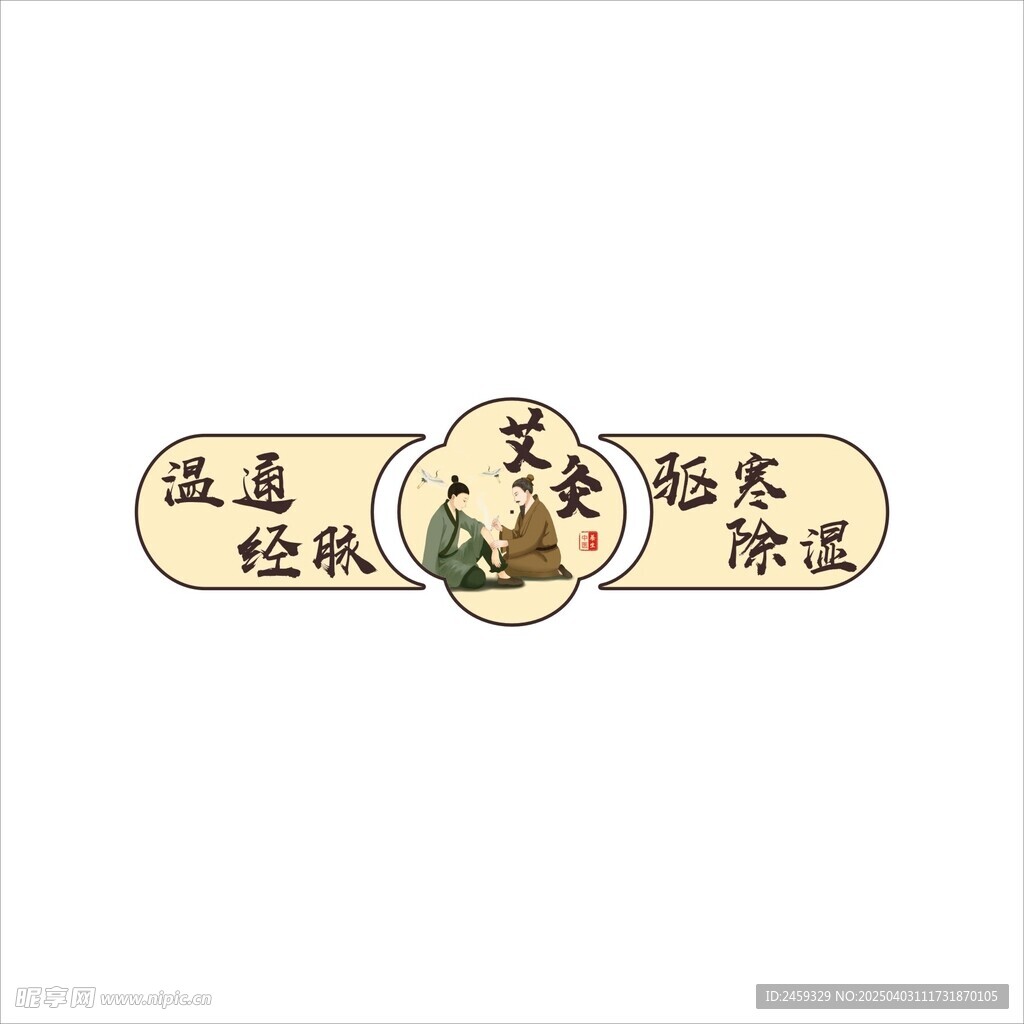 艾灸文化墙