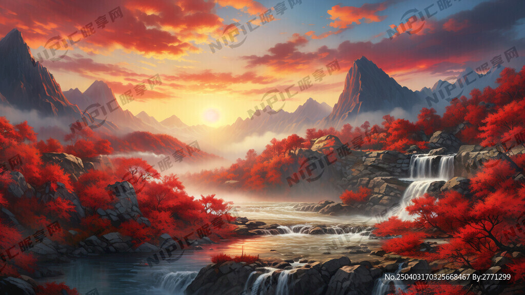 高清夕阳 唯美风景 地产风景