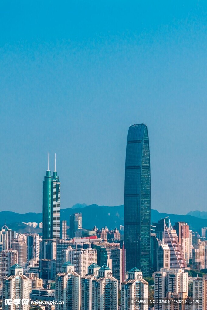 深圳百花片区及京基大厦周边城市
