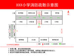 消防疏散示意图