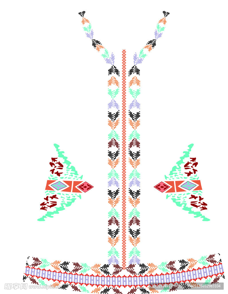 小碎花 手绘花 水彩花 渐变花