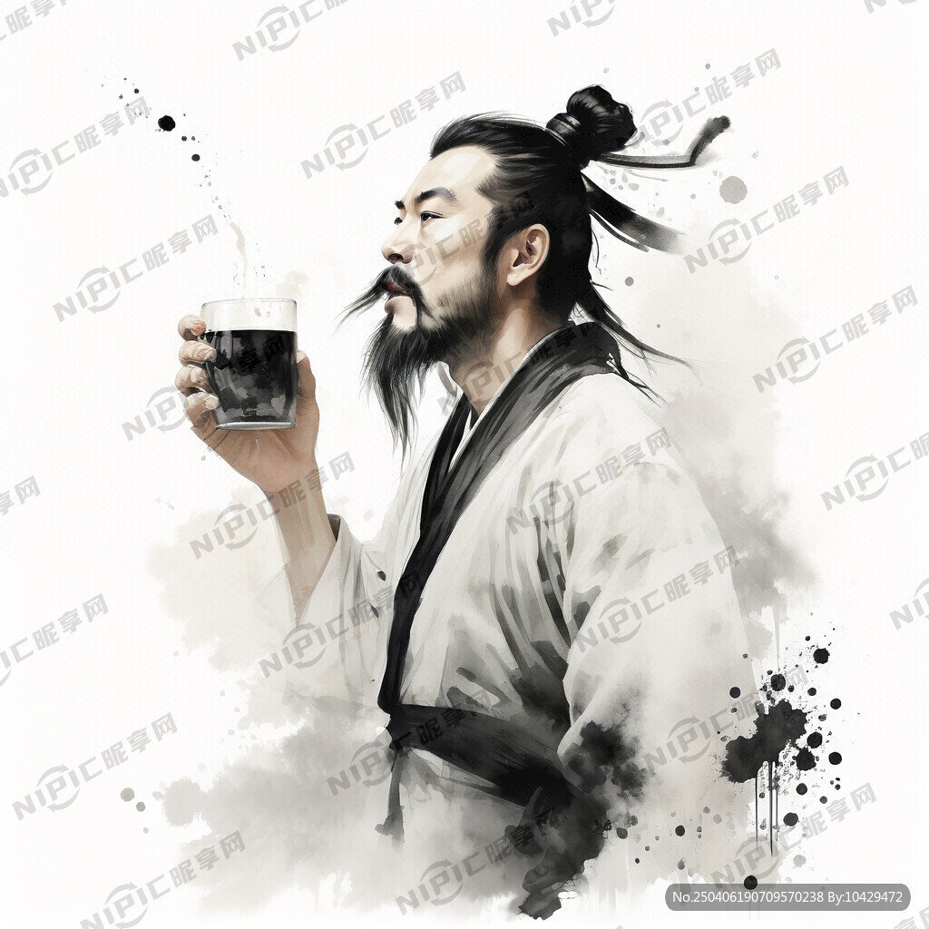 李白饮酒