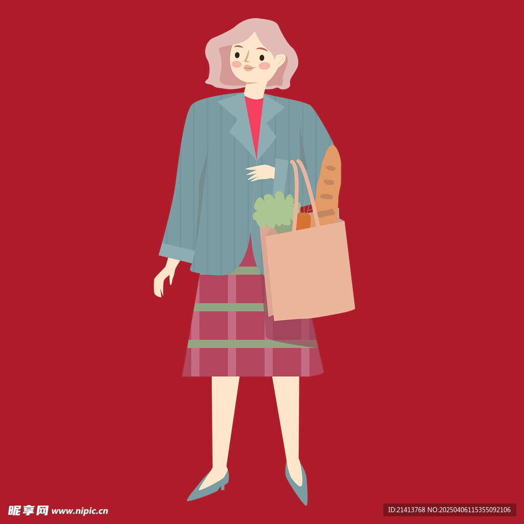 女人购物素材