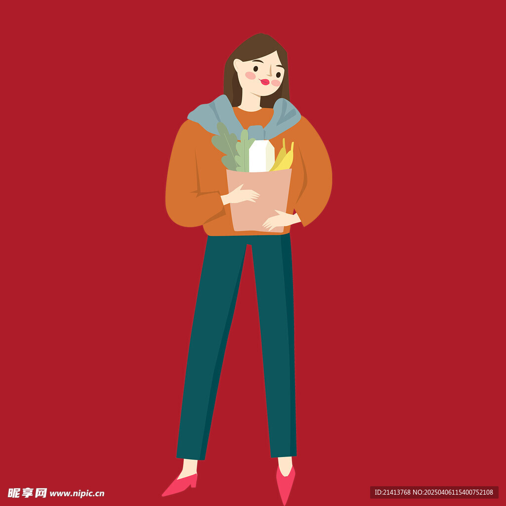 女人购物素材 