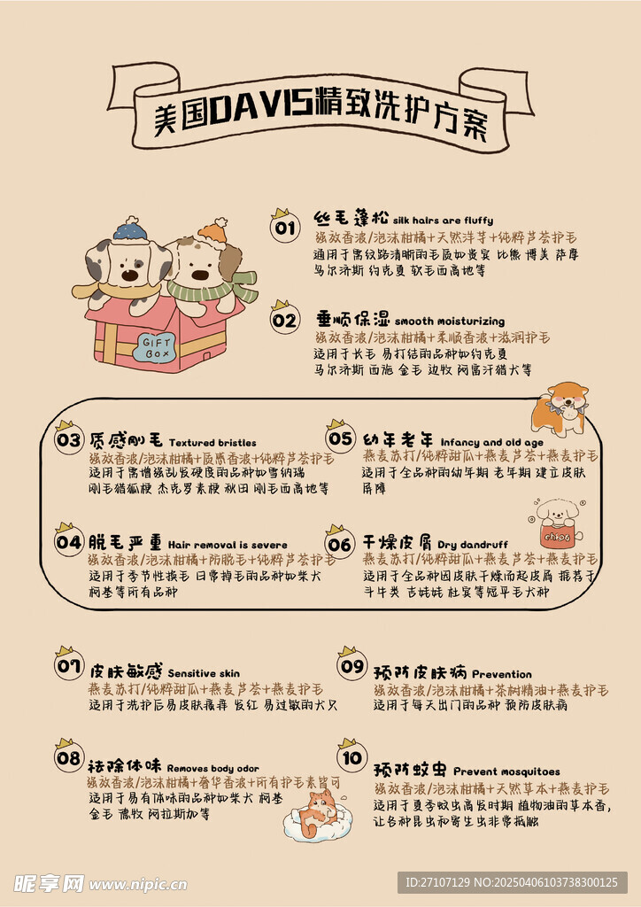 宠物店价目表