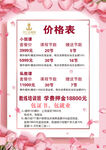 价格表