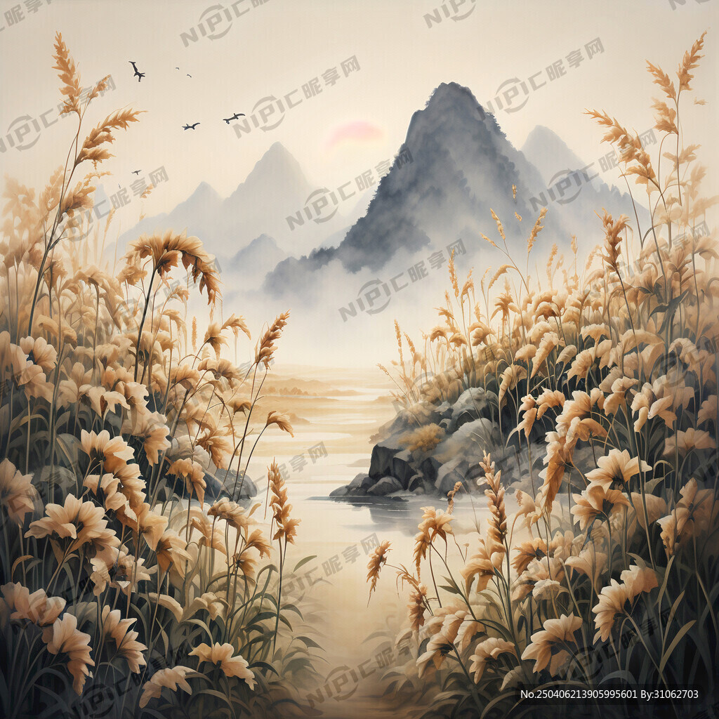 荞麦花海  近景是乔麦花