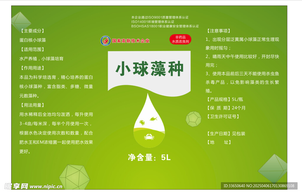 小球藻种