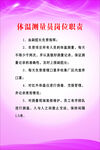体温测量员岗位职责