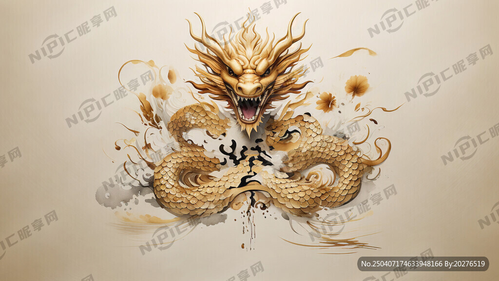金色中国龙