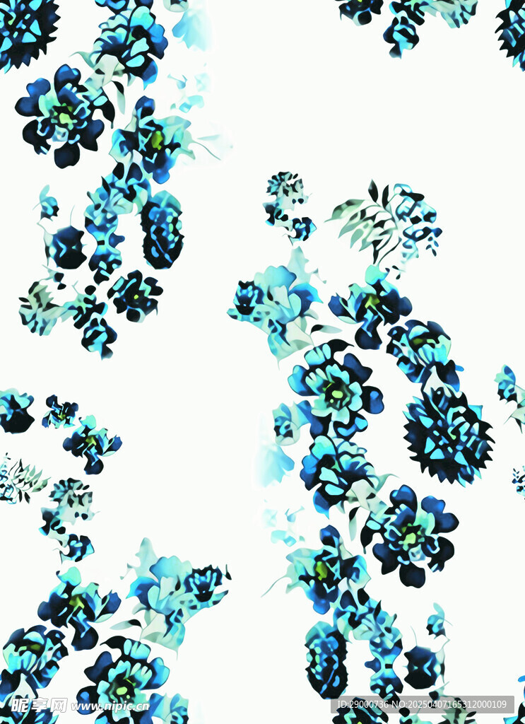 蓝花