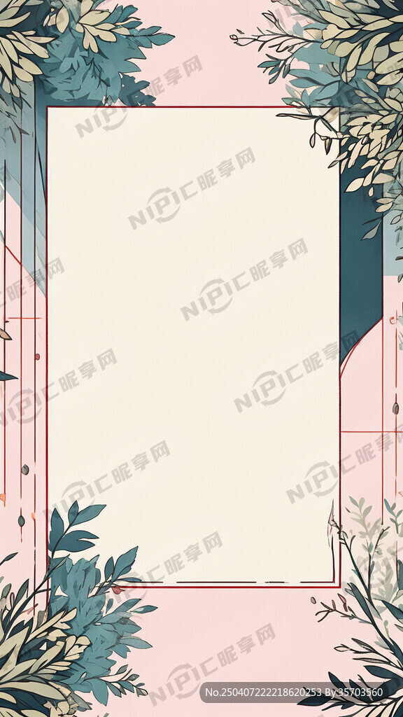 极简海报 创意 文艺 边框