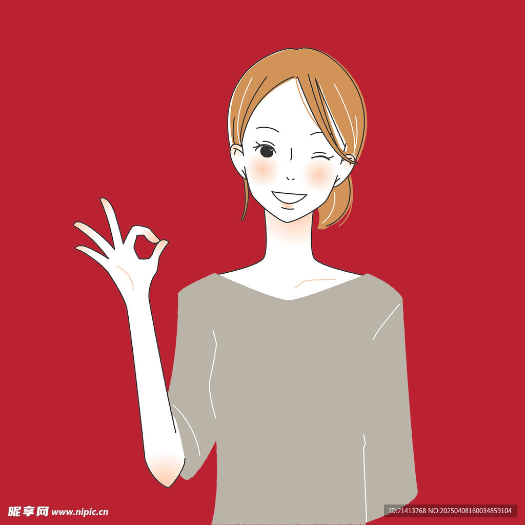 卡通女孩头像