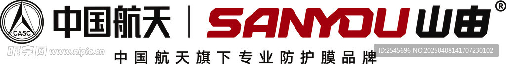 中国航天 山由 LOGO