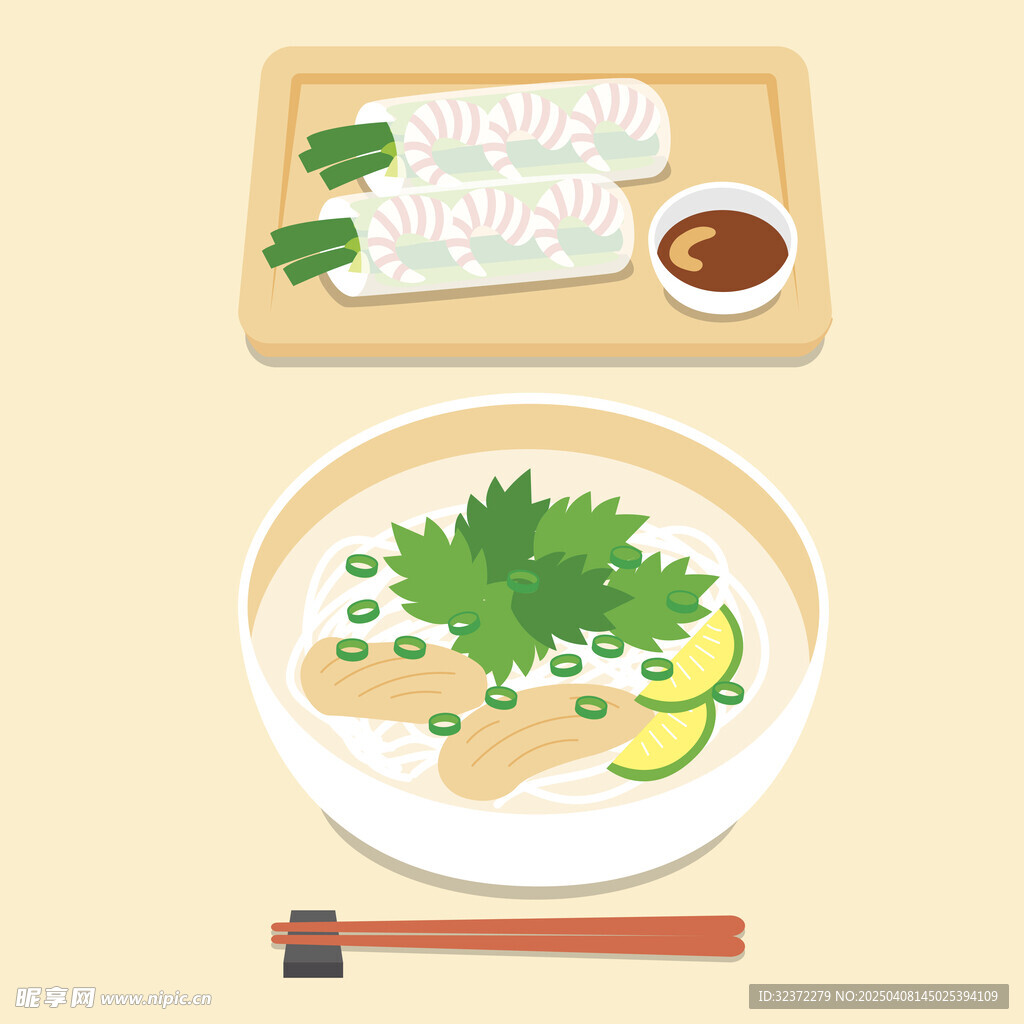 美食插画