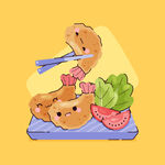 美食插画