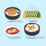 美食插画