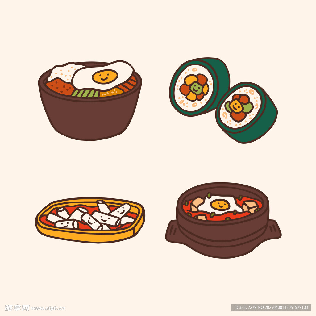 美食插画