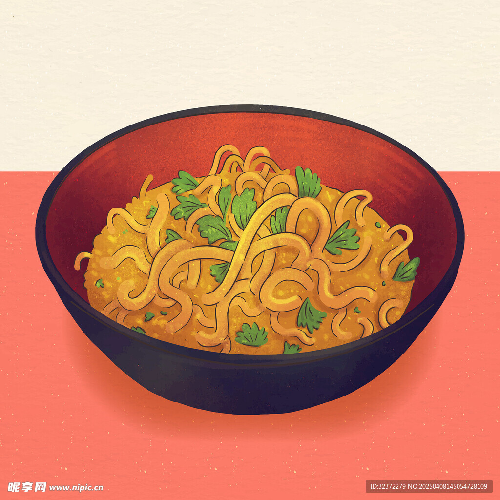 美食插画