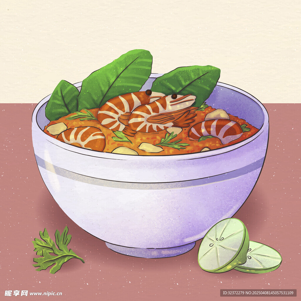 美食插画
