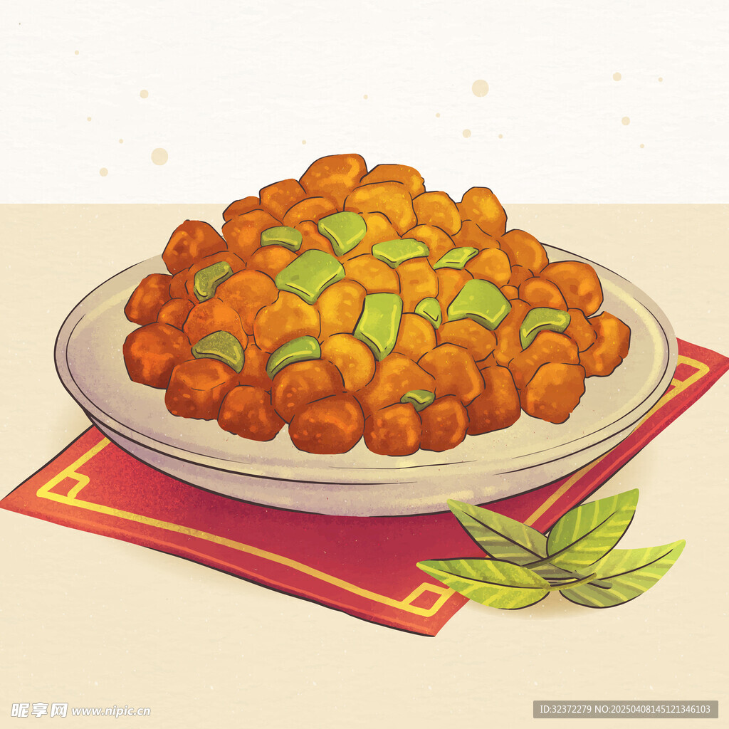 美食插画