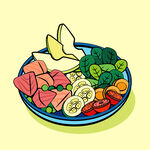美食插画