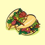 美食插画
