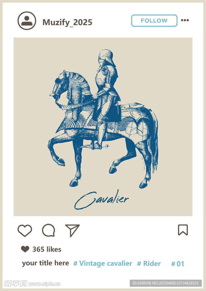 复古骑士绘稿