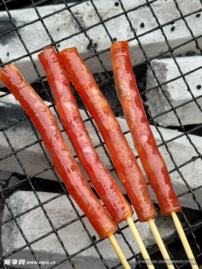 烧烤甜肠