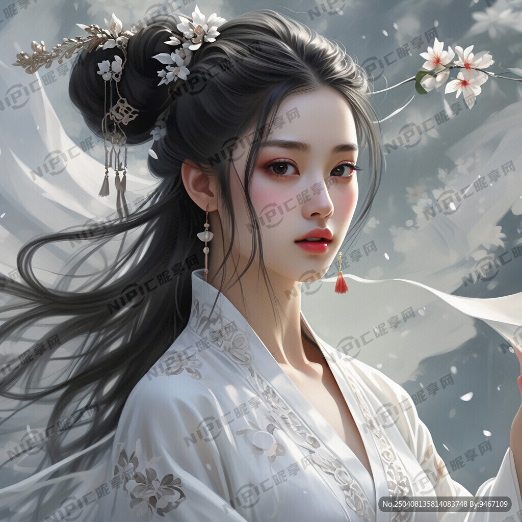 绝色美女 头像 白衣飘飘